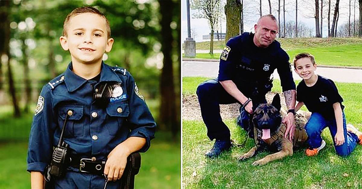 9 jähriger sammelt fast 80000 us dollar ein um kugelsichere westen für polizeihunde zu kaufen